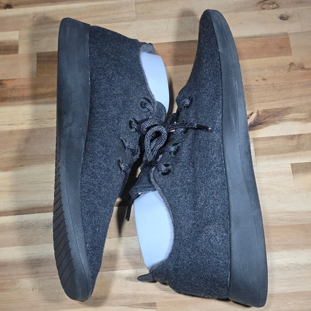 Allbirds Wool Runners‎ Mens 13 Charcoal Grey Merino Wool Walking Shoes